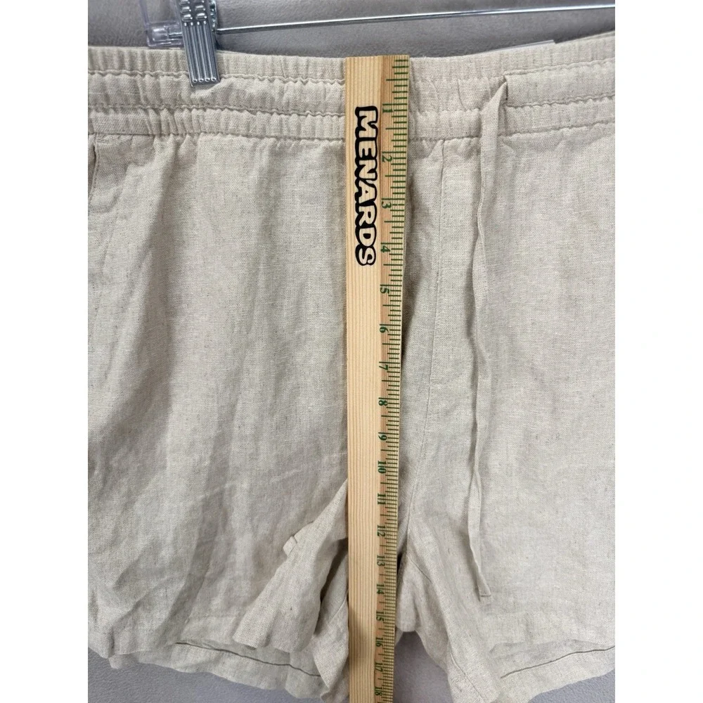 Old Navy‎ Women's Sz XL Linen Blend High Rise With Drawstring Shorts NWT